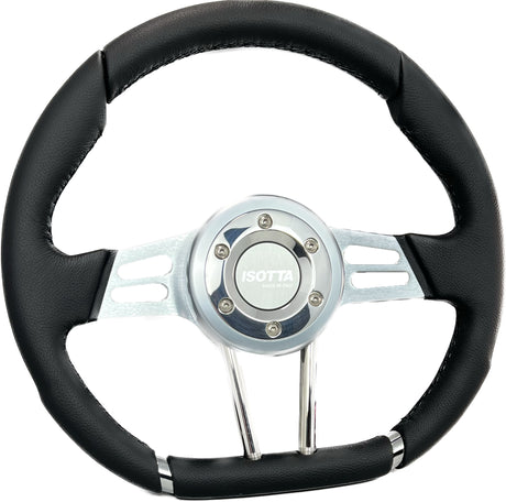 GAFFRIG STEERING WHEEL - LEATHER BLACK