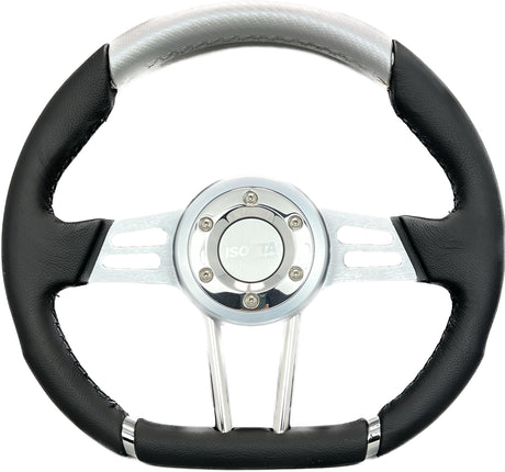 GAFFRIG STEERING WHEEL - LEATHER BLACK