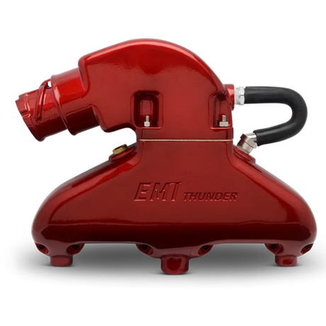 EDDIE MARINE EMI THUNDER EXHAUST SYSTEM - SB CHEVY WITH STANDARD ALUMINUM RISER