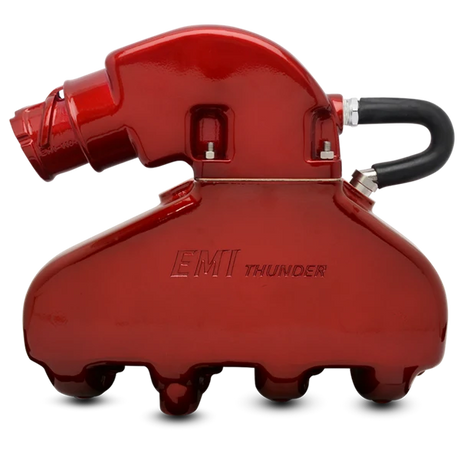 EDDIE MARINE EMI THUNDER EXHAUST SYSTEM - BB CHEVY WITH STANDARD ALUMINUM RISERSRISERS