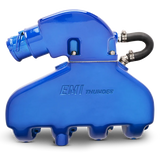 EDDIE MARINE EMI THUNDER EXHAUST SYSTEM - BB CHEVY WITH STANDARD ALUMINUM RISERSRISERS
