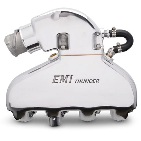 EDDIE MARINE EMI THUNDER EXHAUST SYSTEM - BB CHEVY WITH STANDARD ALUMINUM RISERSRISERS
