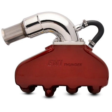 EDDIE MARINE EMI THUNDER EXHAUST SYSTEM - BB CHEVY WITH SS SILENT CHOICE RISER