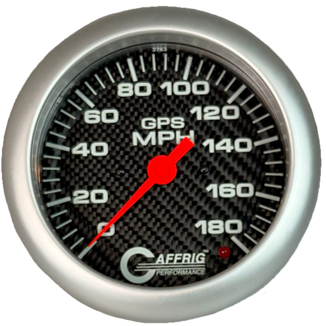 GAFFRIG 4 5/8 INCH GPS SPEEDOMETER KIT - CARBON FIBER - 90 MPH, 120 MPH, 180 MPH