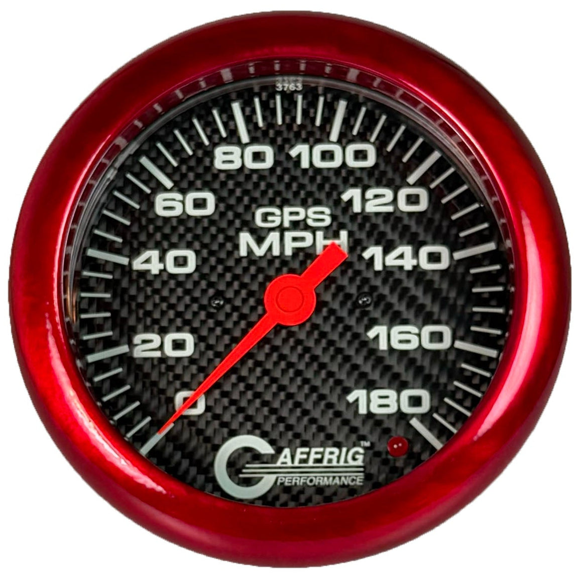 GAFFRIG 4 5/8 INCH GPS SPEEDOMETER KIT - CARBON FIBER - 90 MPH, 120 MPH, 180 MPH