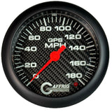 GAFFRIG 4 5/8 INCH GPS SPEEDOMETER KIT - CARBON FIBER - 90 MPH, 120 MPH, 180 MPH