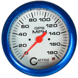 GAFFRIG 4 5/8 INCH GPS ANALOG SPEEDOMETER KIT - WHITE - 90 MPH, 120 MPH, 180 MPH