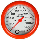GAFFRIG 4 5/8 INCH GPS ANALOG SPEEDOMETER KIT - WHITE - 90 MPH, 120 MPH, 180 MPH