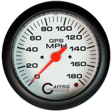 GAFFRIG 4 5/8 INCH GPS ANALOG SPEEDOMETER KIT - WHITE - 90 MPH, 120 MPH, 180 MPH