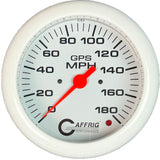 GAFFRIG 4 5/8 INCH GPS ANALOG SPEEDOMETER KIT - WHITE - 90 MPH, 120 MPH, 180 MPH