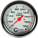 GAFFRIG 4 5/8 INCH GPS ANALOG SPEEDOMETER KIT - WHITE - 90 MPH, 120 MPH, 180 MPH