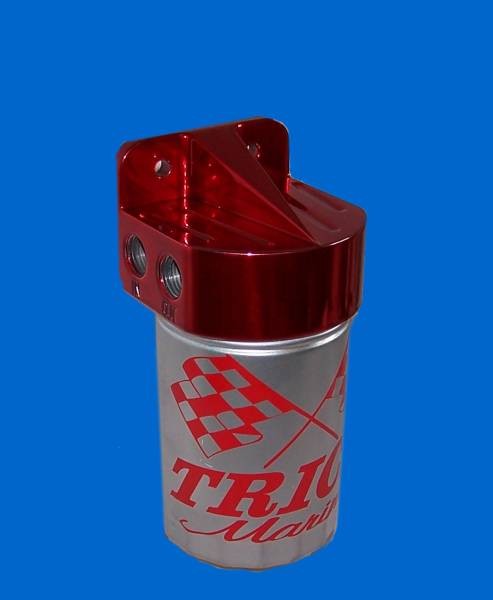 Remote Mount Oil Filter Head, Billet 