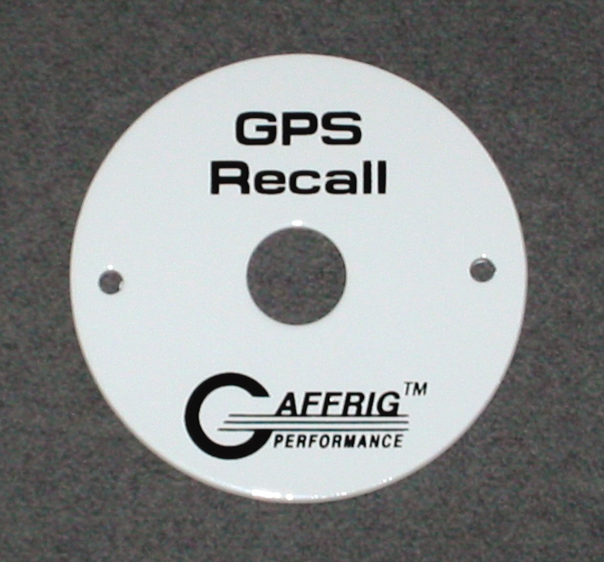 GAFFRIG GPS RECALL SWITCH PLATE